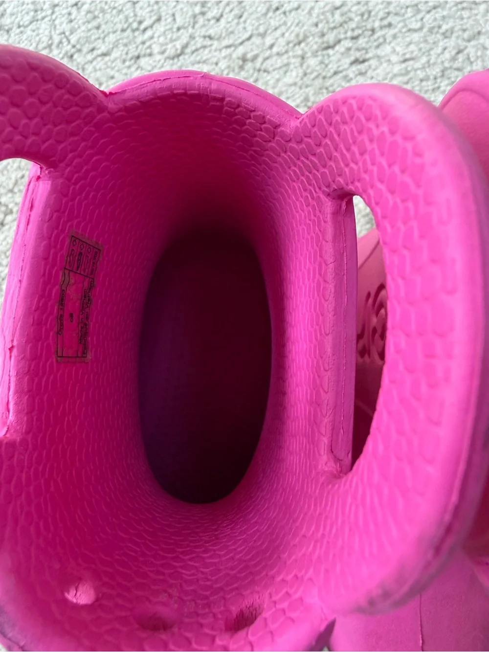 Crocs Toddler Size 8 Pink Handle It Rain Boots